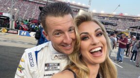 AJ Allmendinger and his wife