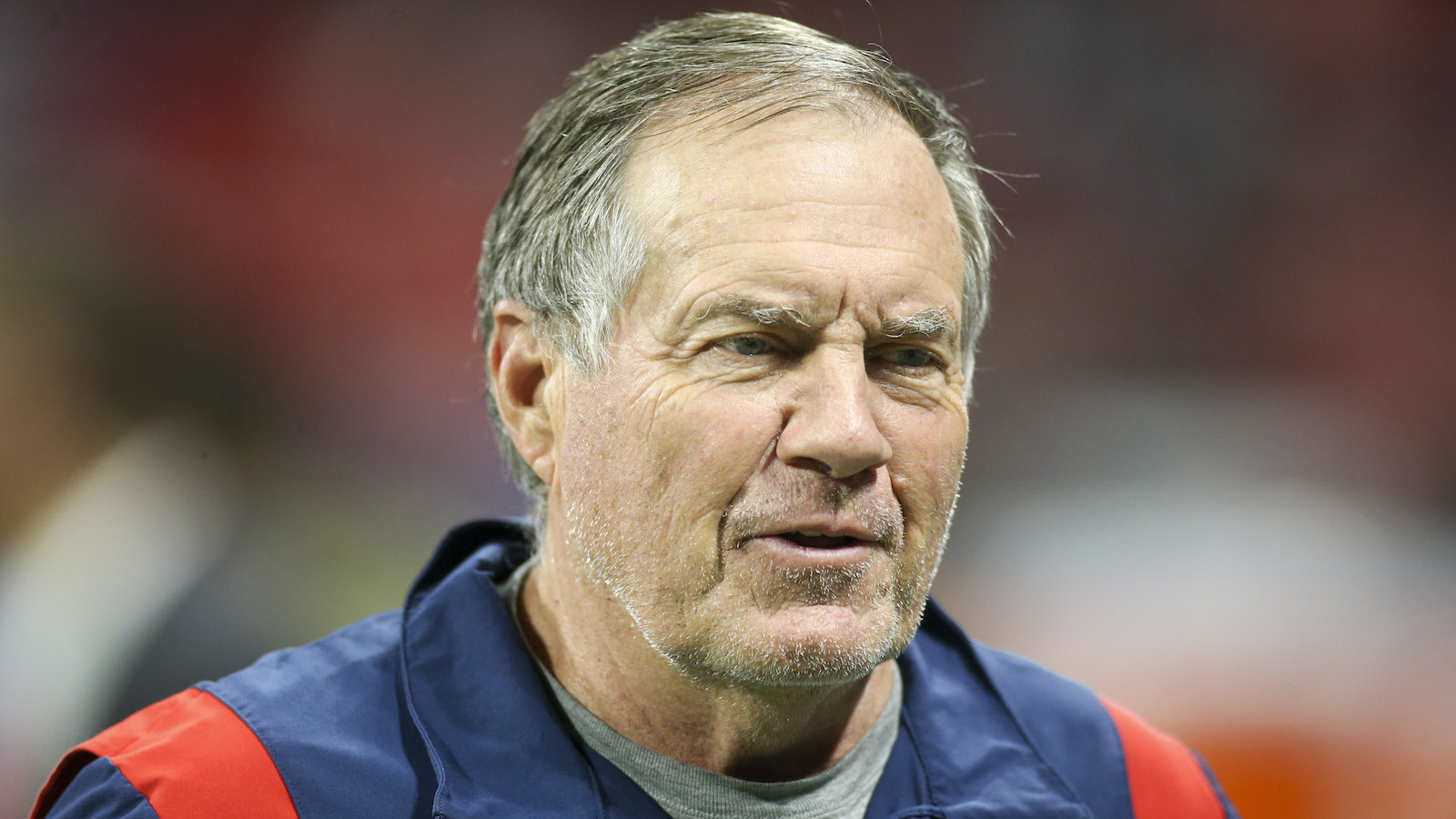 Bill Belichick during a Patriots game