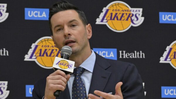 JJ Redick at a press conference