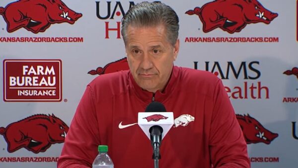 John Calipari at a press conference