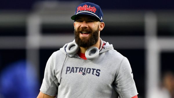 Julian Edelman smiles