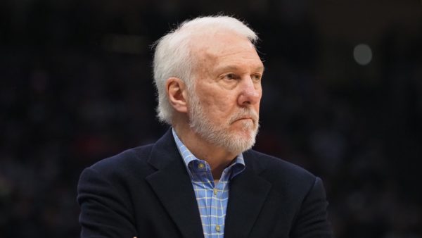 Gregg Popovich looking on