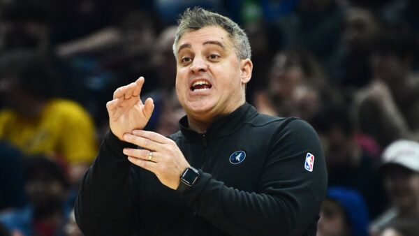 Micah Nori coaching the Timberwolves