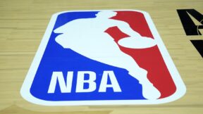 NBA court logo