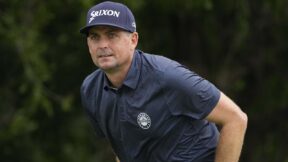 Keegan Bradley in a hat