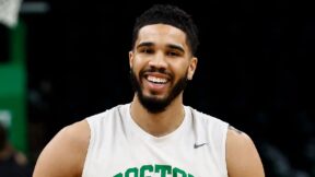 Jayson Tatum smiling