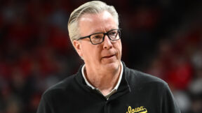 Frank McCaffery looks on