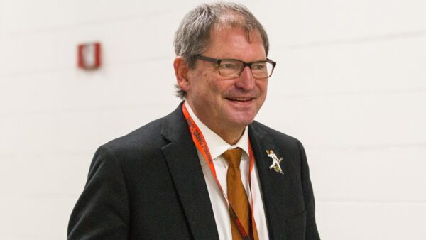 Bernie Kosar in a suit