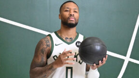 Damian Lillard at Bucks media day