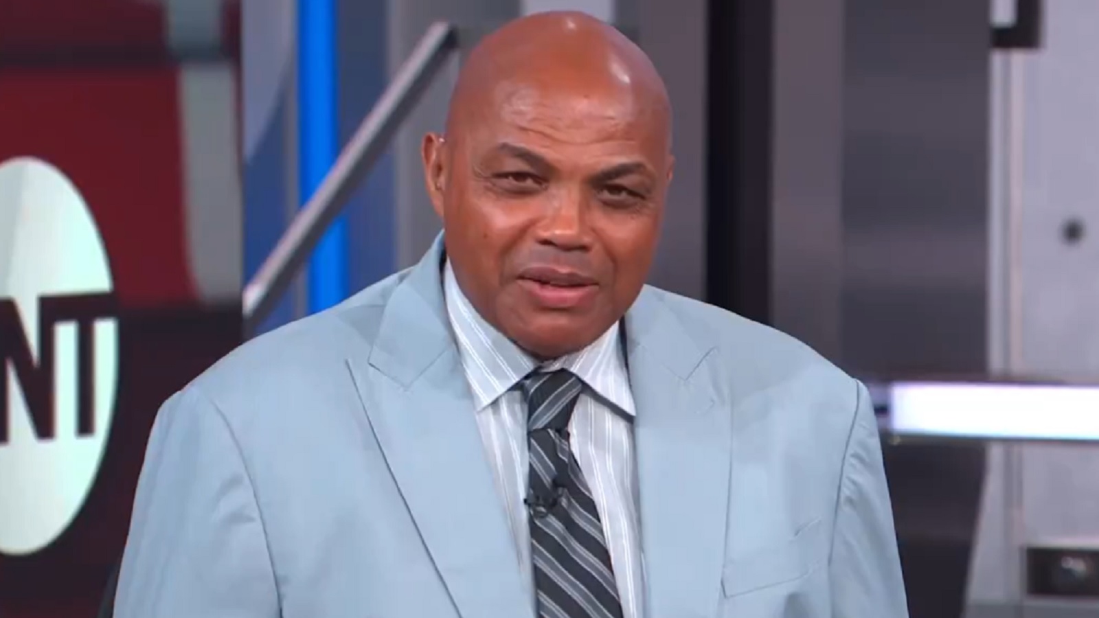 Charles Barkley smiles