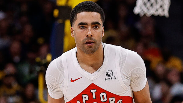 Jontay Porter in a raptors uniform