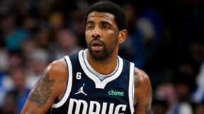 Kyrie Irving in his Mavericks uniform