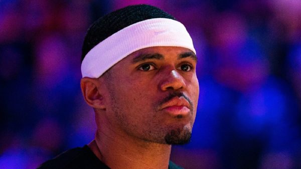 Tobias Harris wearing a headband