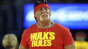 Hulk Hogan smiles