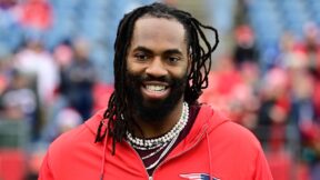 Matthew Judon smiling in Patriots gear