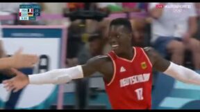 Dennis Schroder laughing