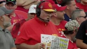 An Andy Reid impersonator