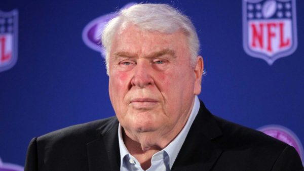 John Madden at a press conference