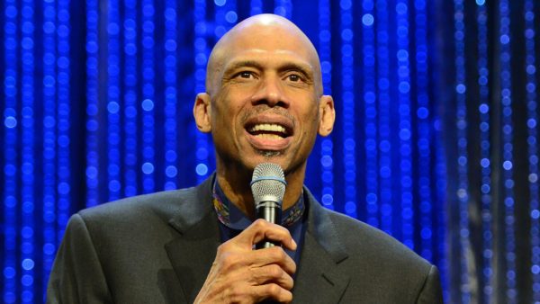 Kareem Abdul-Jabbar speaking