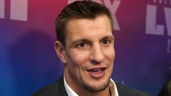 Rob Gronkowski smiles