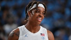 Armando Bacot smiles