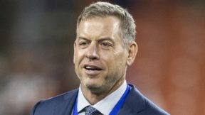 Troy Aikman in a suit