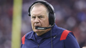 Bill Belichick on the sideline