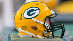 The Green Bay Packers helmet