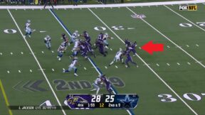 Lamar Jackson effective fake