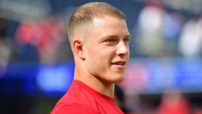 Christian McCaffrey with the 49ers