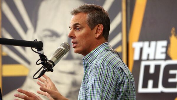 Colin Cowherd doing a radio show