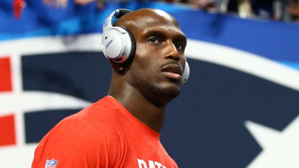 Jason McCourty wearing headphones