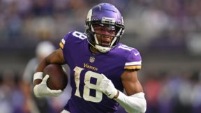 Justin Jefferson holding a ball