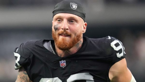 Maxx Crosby in his Raiders uniform