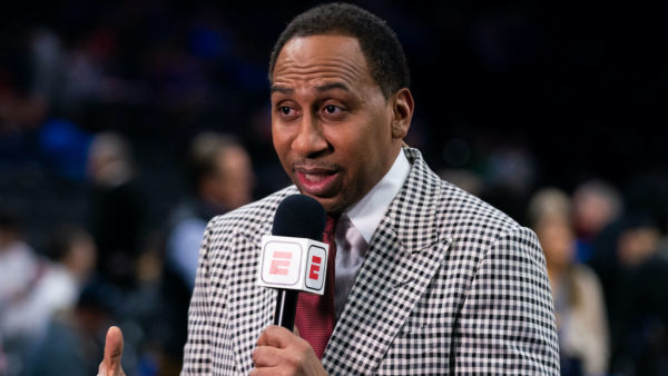 Stephen A Smith reports from the sideline