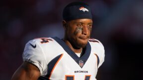 Courtland Sutton leaving the field