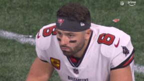 Baker Mayfield looking sad