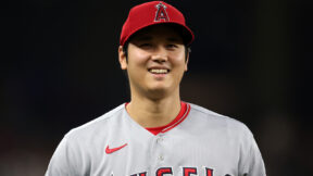 Shohei Ohtani smiling