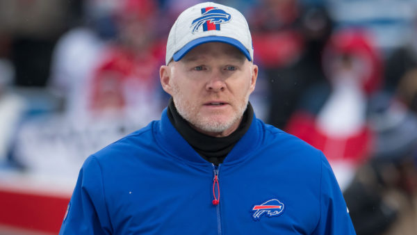 Sean McDermott on the sideline