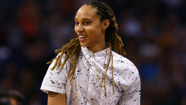 Brittney Griner smiles