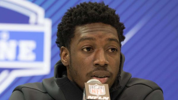 Calvin Ridley at a press conference