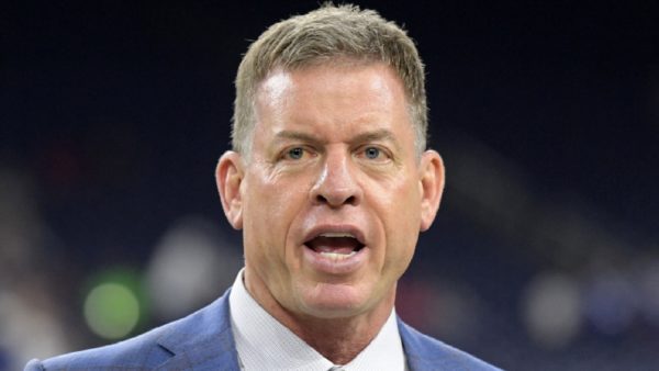 Troy Aikman talking